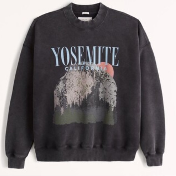 Abercrombie & Fitch Sweaters - A&F Men’s Oversized Crew